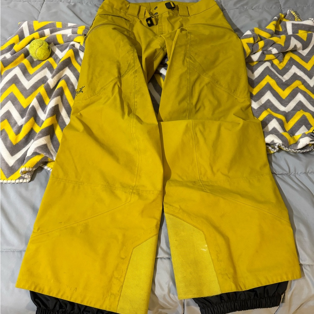 Arcteryx Yellow Sabre Ski Pants